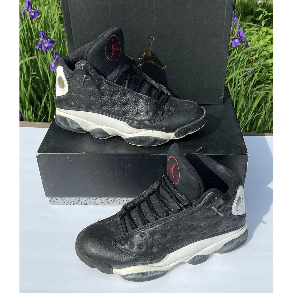Jordan Retro 13 Reverse He Got Game Pre Owned Black White- 2019 Size 9.5